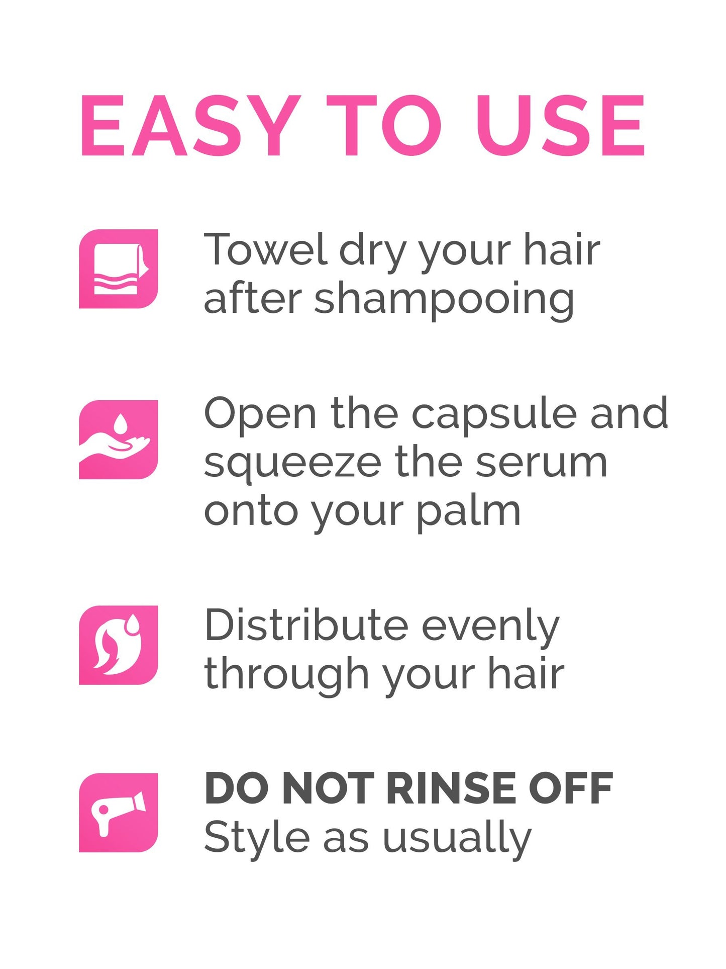HUSSELL Hair Treatment Serum - No Rinse with Argan Macadamia Avocado Oils - Vitamins A C E Pro B5 - Conditioner for Women & Men